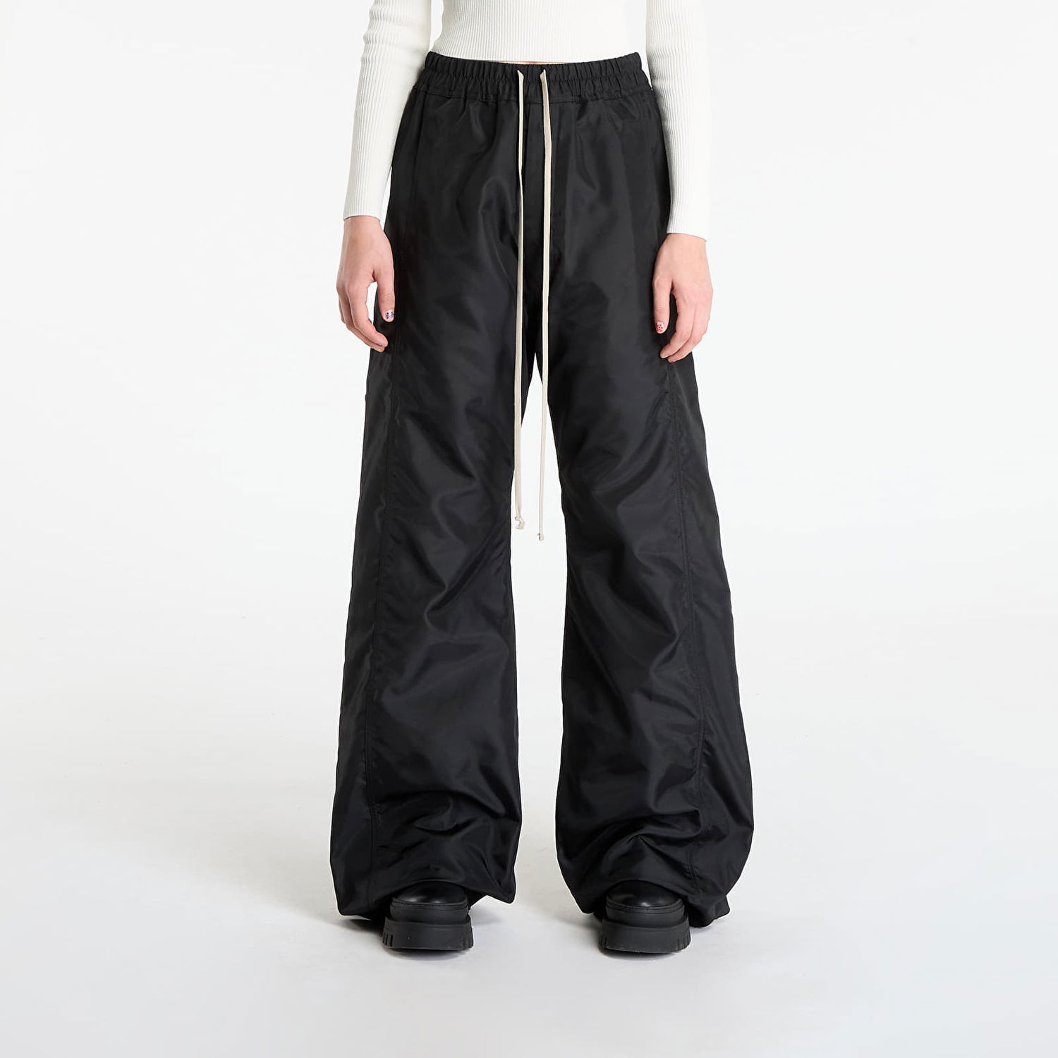 Hlače Rick Owens Rick Owens DRKSHDW Pusher Pants Črna | DU02E7393 NCV 09, 1