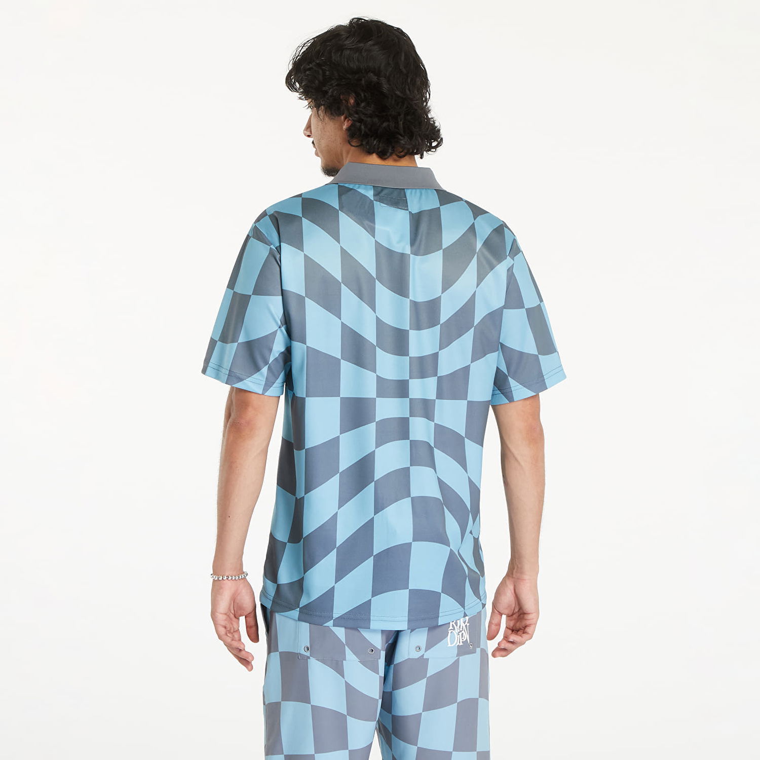 Majica RIPNDIP Quantum Groove Soccer Jersey Slate Modra | RNDSUM24105, 1