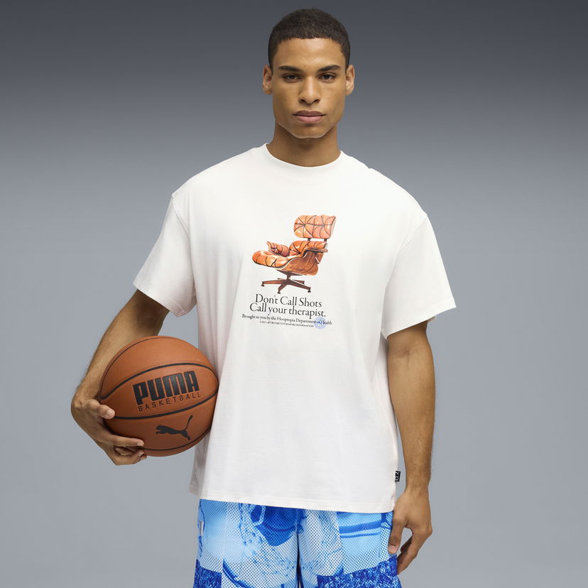 Majica Puma Hooptopia Hooptopian Health Graphic Tee Bela | 632886_01