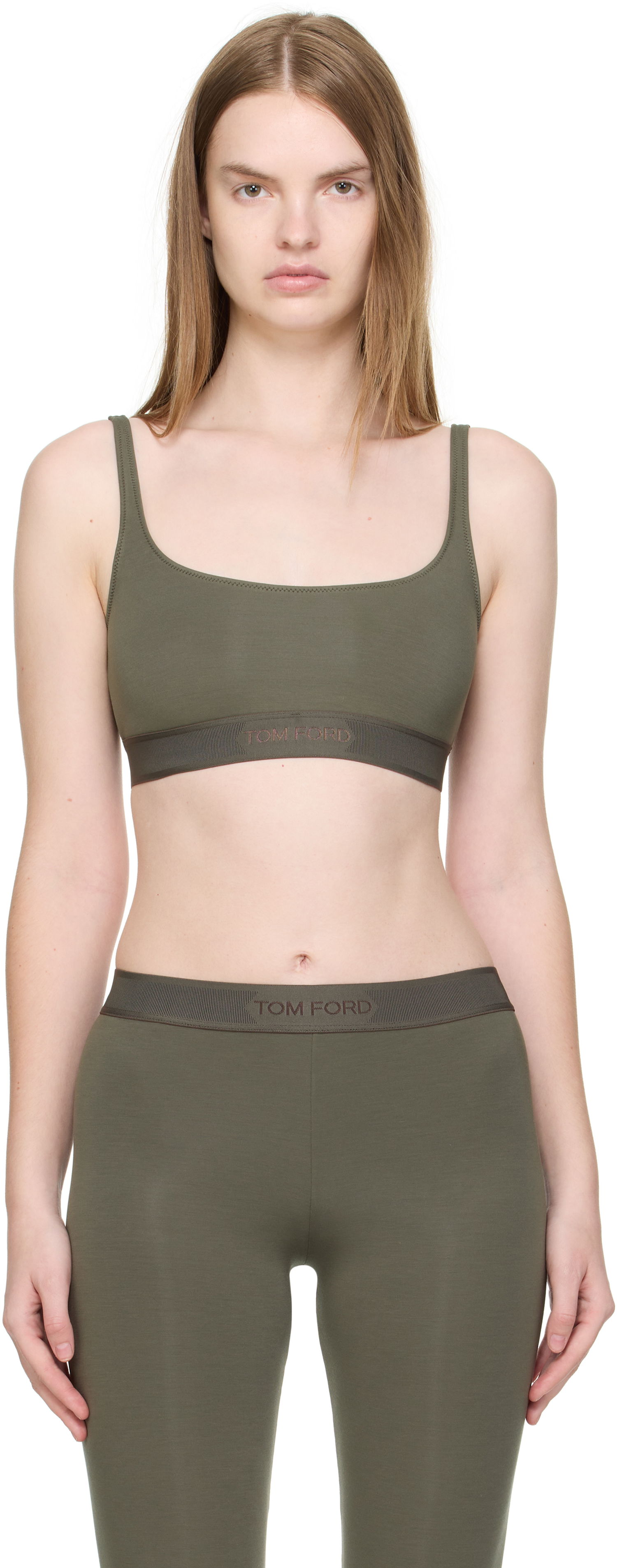 Modrček Tom Ford Tom Ford Signature Bralette Zelena | BRJ016-JEX166, 0