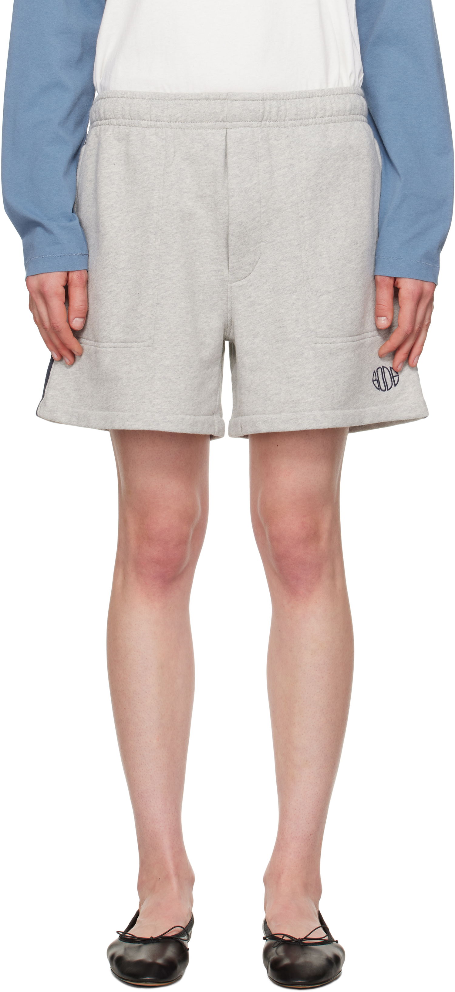Kratke hlače Bode Bode Crew Sweat Shorts Siva | MRS25CS023, 0