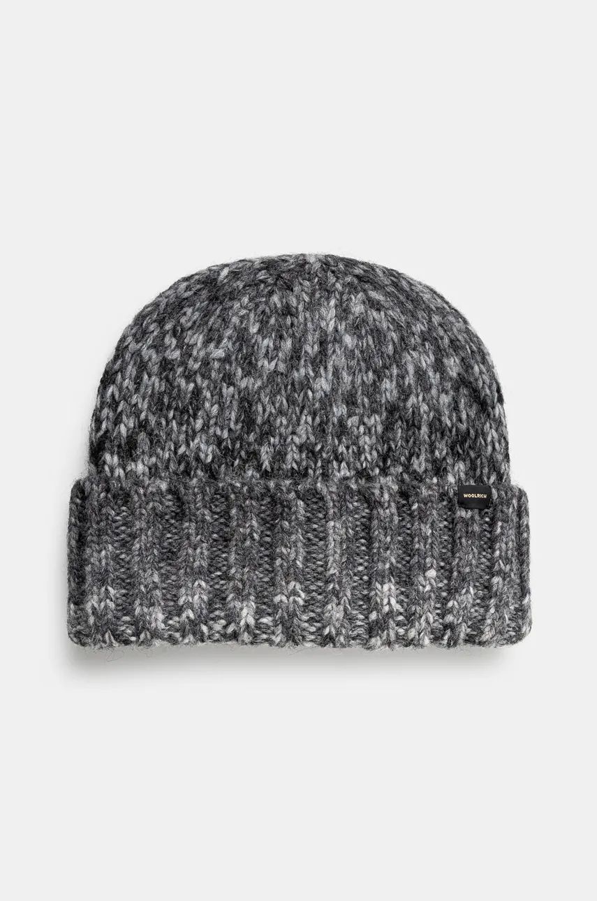Beanie WOOLRICH Wool Blend Space Dye Beanie Siva | CFWOAC0291MRUF0767.UF07, 0