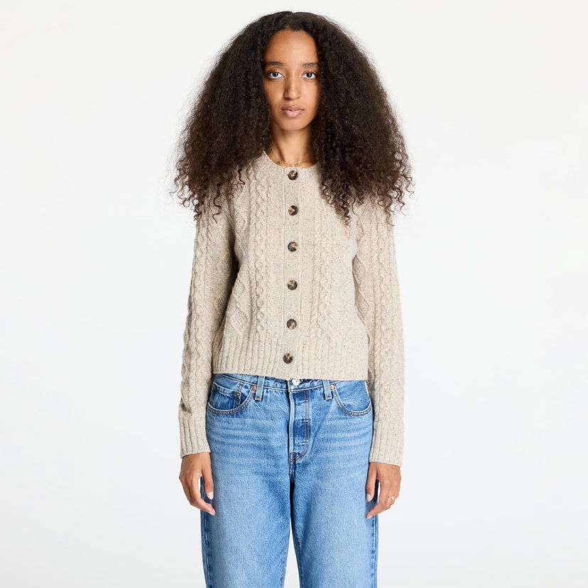 Pleteni pulover Levi's Primrose Cable Cardigan Beige Bež | A8920-0004