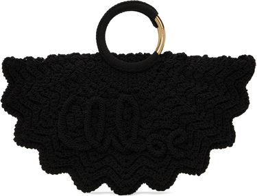 Torbica CHLOÉ Chloé Small Paravent Bracelet Bag Črna | CH25US622P23, 0