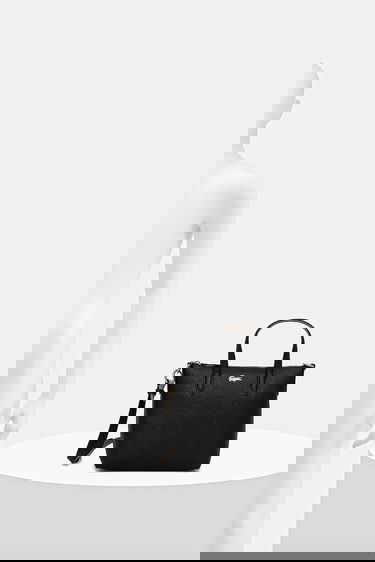 Tote bag Lacoste Pebbled Mini Tote Bag with Shoulder Strap Črna | NF5126AA, 5