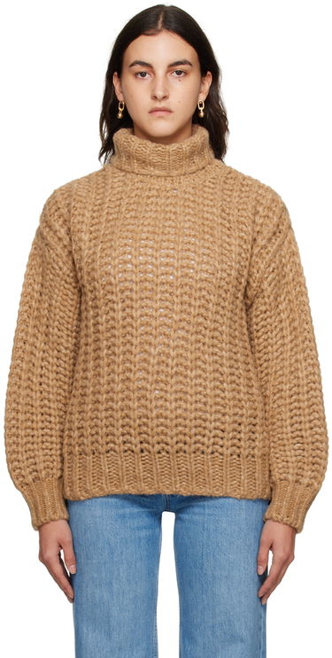 Pleteni pulover Anine Bing ANINE BING Iris Turtleneck Sweater Rjava | A-09-1116-250, 0