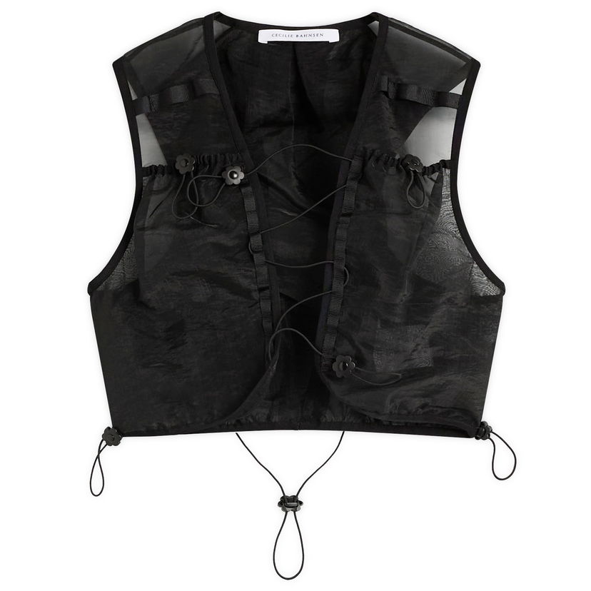 Telovnik Cecilie Bahnsen Cecilie Bahnsen Bona Running Vest Črna | 325RTW15004