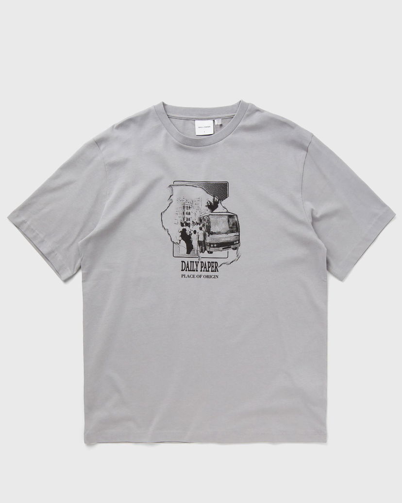 Majica DAILY PAPER Place of Origin Tee Siva | 2413010