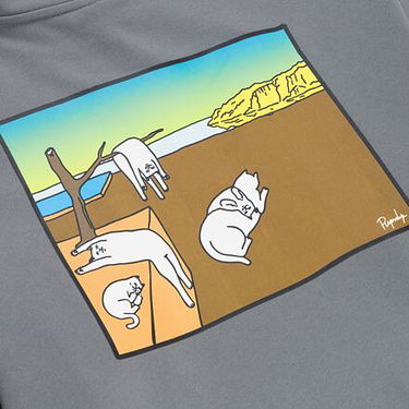 Pulover RIPNDIP Rip N Dip Nermali Hoodie Siva | RNDSPR25133, 2