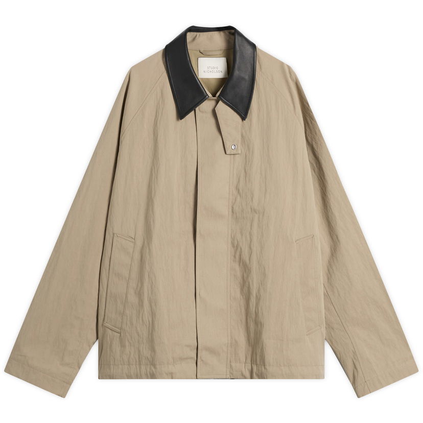 Jakna Studio Nicholson Studio Nicholson Zip Through Jacket, Size Large Bež | DANISNM-1438-PRC