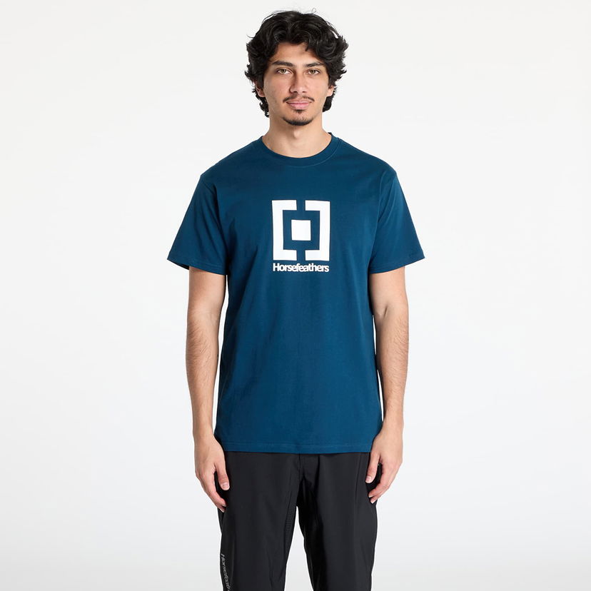 Majica Horsefeathers Horsefeathers Base T-Shirt Modra | SM1345J