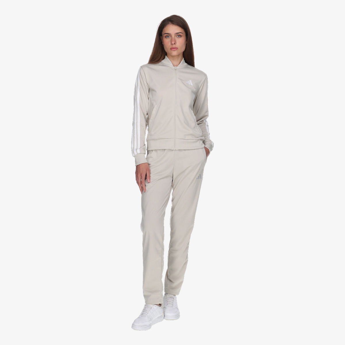 Trenirka adidas Performance Essentials 3-Stripes Tracksuit Bež | JD2686, 1