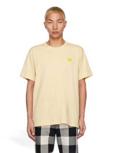 Majica Acne Studios Patch T-Shirt Rumena | 25E173-