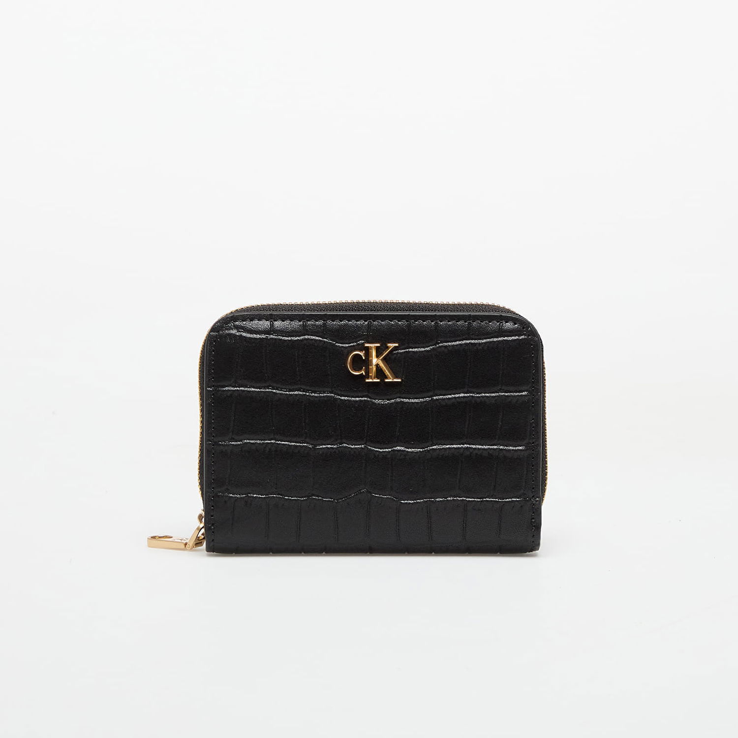 Denarnica CALVIN KLEIN Calvin Klein Croc Medium Flap Wallet Črna | LV04F1095G UB1, 0