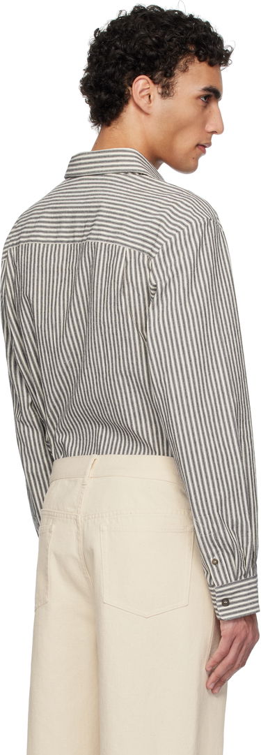 Srajce A.P.C. A.P.C. Malo Striped Overshirt Bež | COHGG-H32023, 2