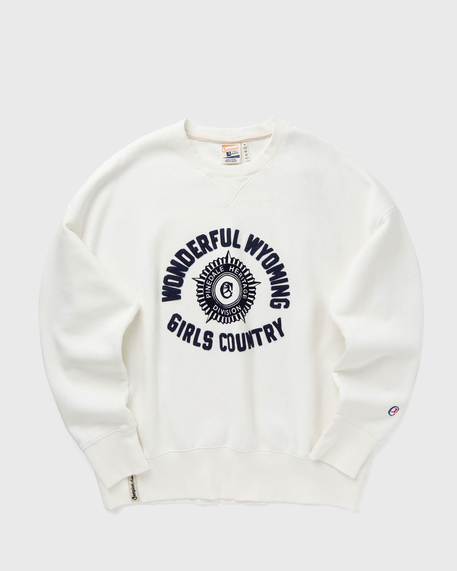 Pulover Champion Wonderful Wyoming Girls Country Sweatshirt Bela | 221107-WW051, 1