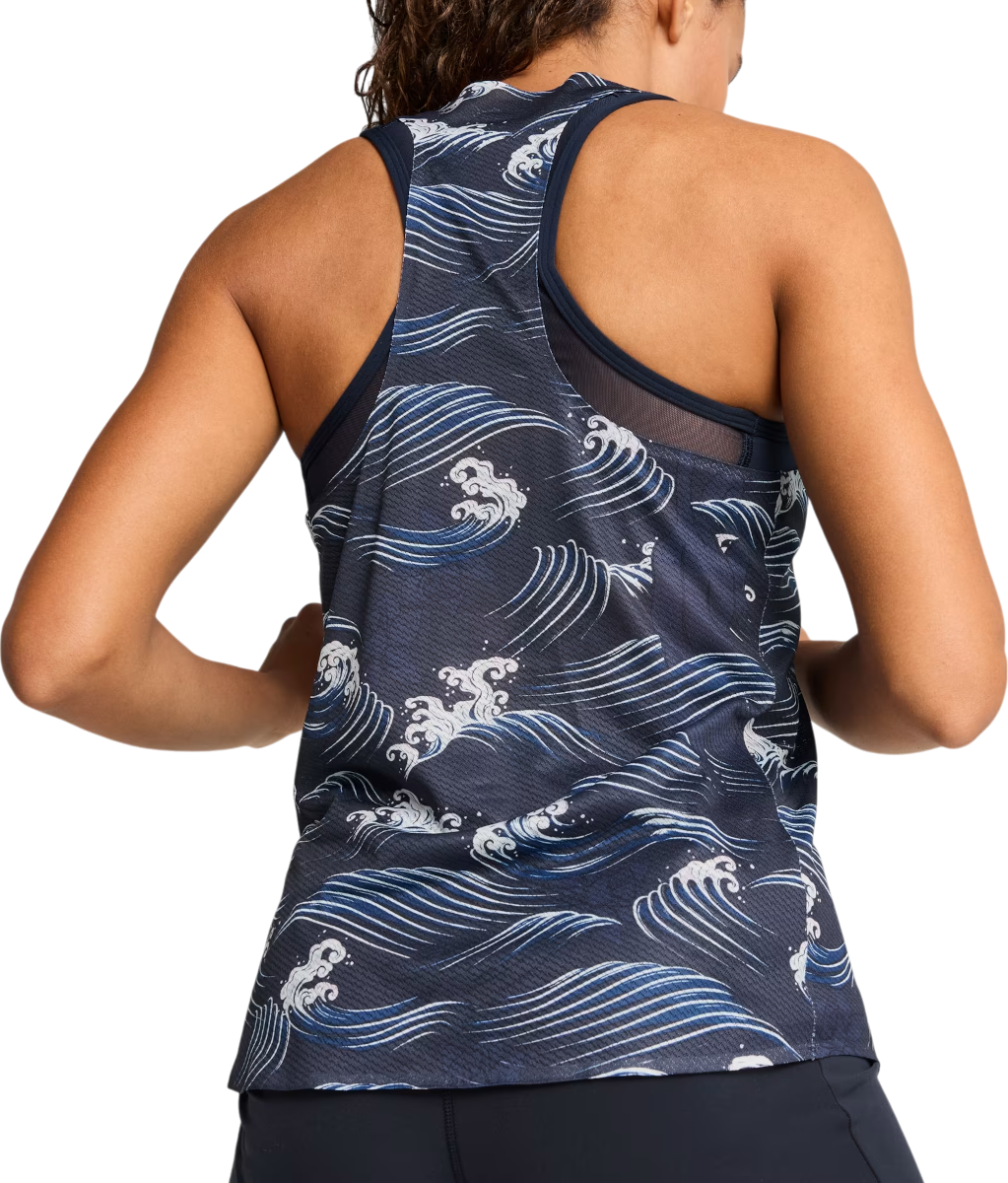 Majica brez rokavov Puma Saysky AOP Tank Top Modra | 526957-16, 1
