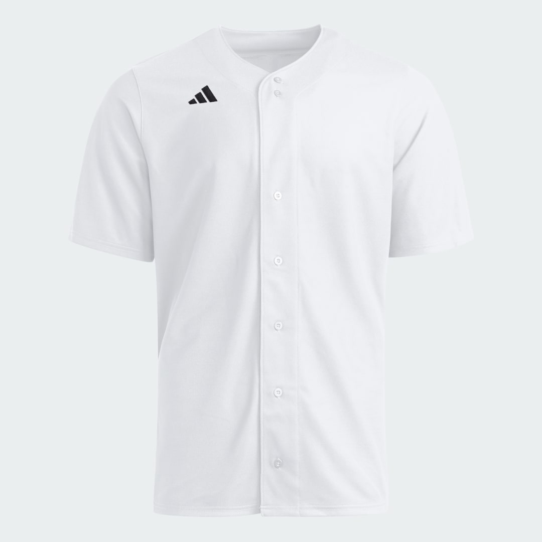 Dres adidas Performance Impact Button-Up Baseball Jersey Bela | JI8274, 0