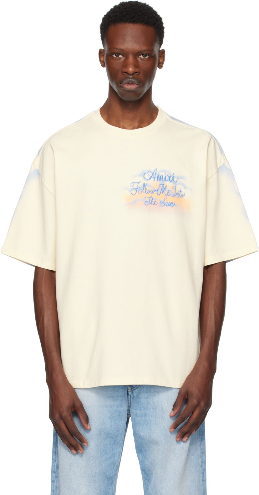 Majica AMIRI AMIRI 'Follow Me Into The Sun' T-Shirt Rumena | AMJYTE1208