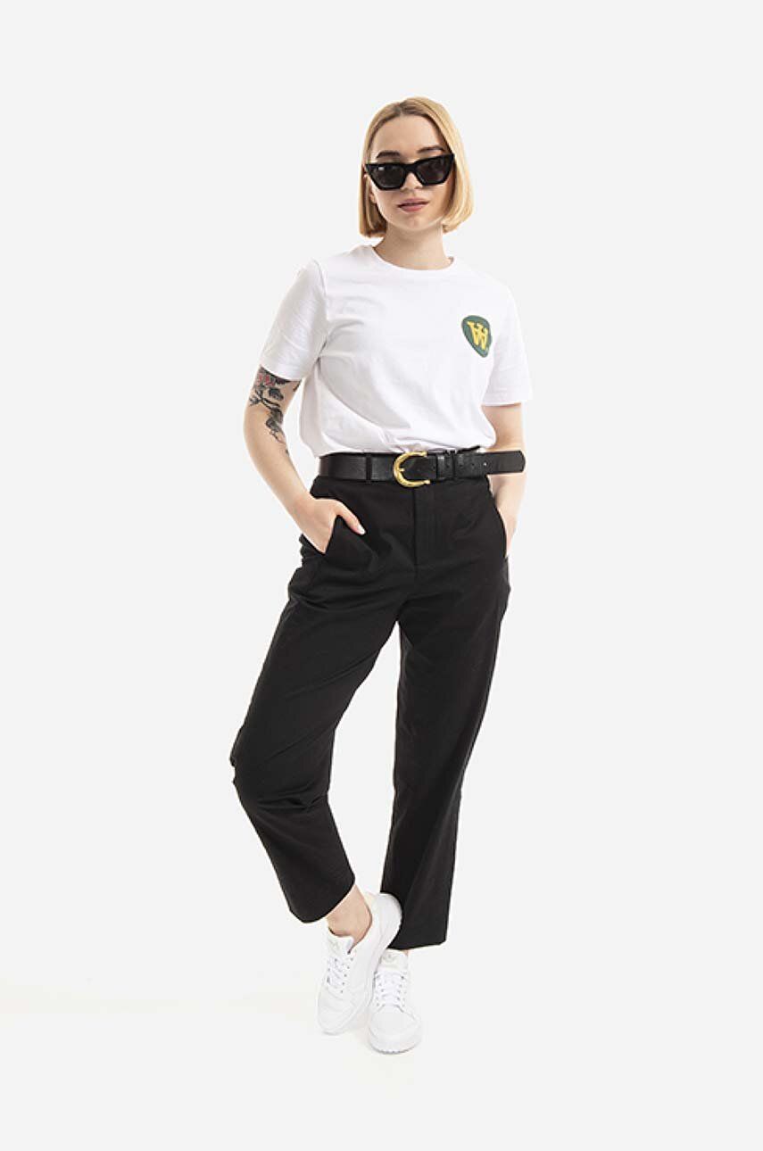 Hlače WOOLRICH Trousers Medium Waist Črna | CFWWTR0118FRUT3028, 1