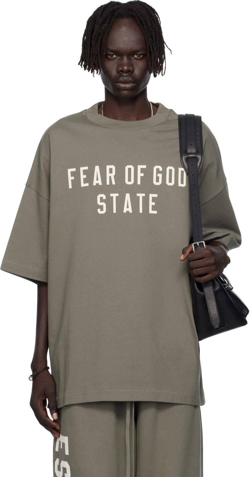 Majica Fear of God Fear of God ESSENTIALS 90s Fit T-Shirt Zelena | 125SP254477F