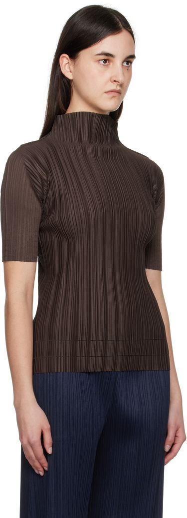 Pleteni pulover Pleats Please Issey Miyake Pleats Please Issey Miyake Soft Pleats Turtleneck Top Lila | PP56JK933, 4