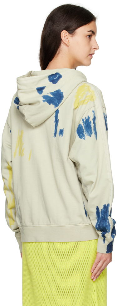 Pulover Feng Chen Wang Feng Chen Wang Tie-Dye Zip Hoodie Bež | FWF14HD05, 2