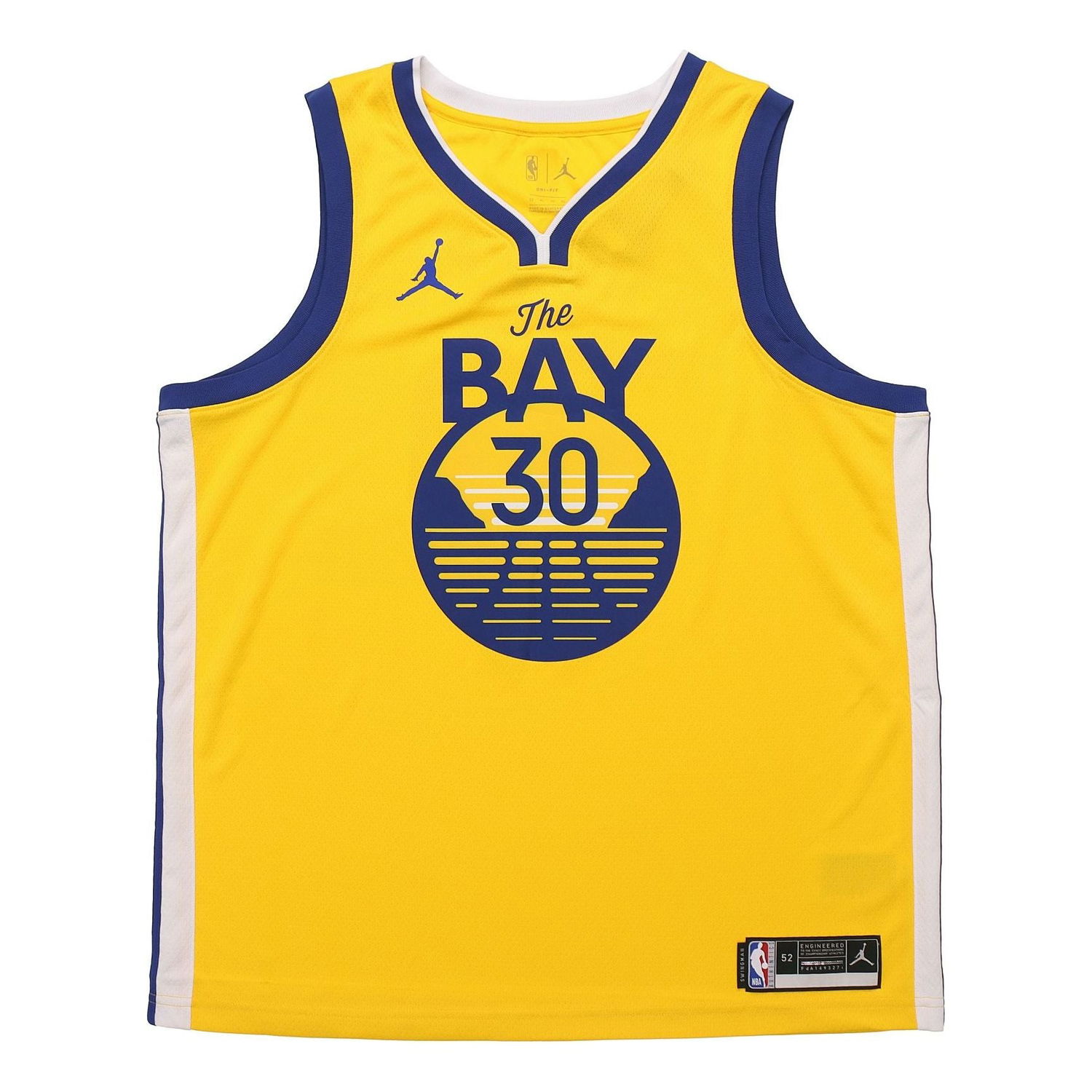 Dres Jordan Jordan NBA Stephen Curry Warriors Statement Edition 2020 Swingman Jersey Rumena | CV9477-729, 0