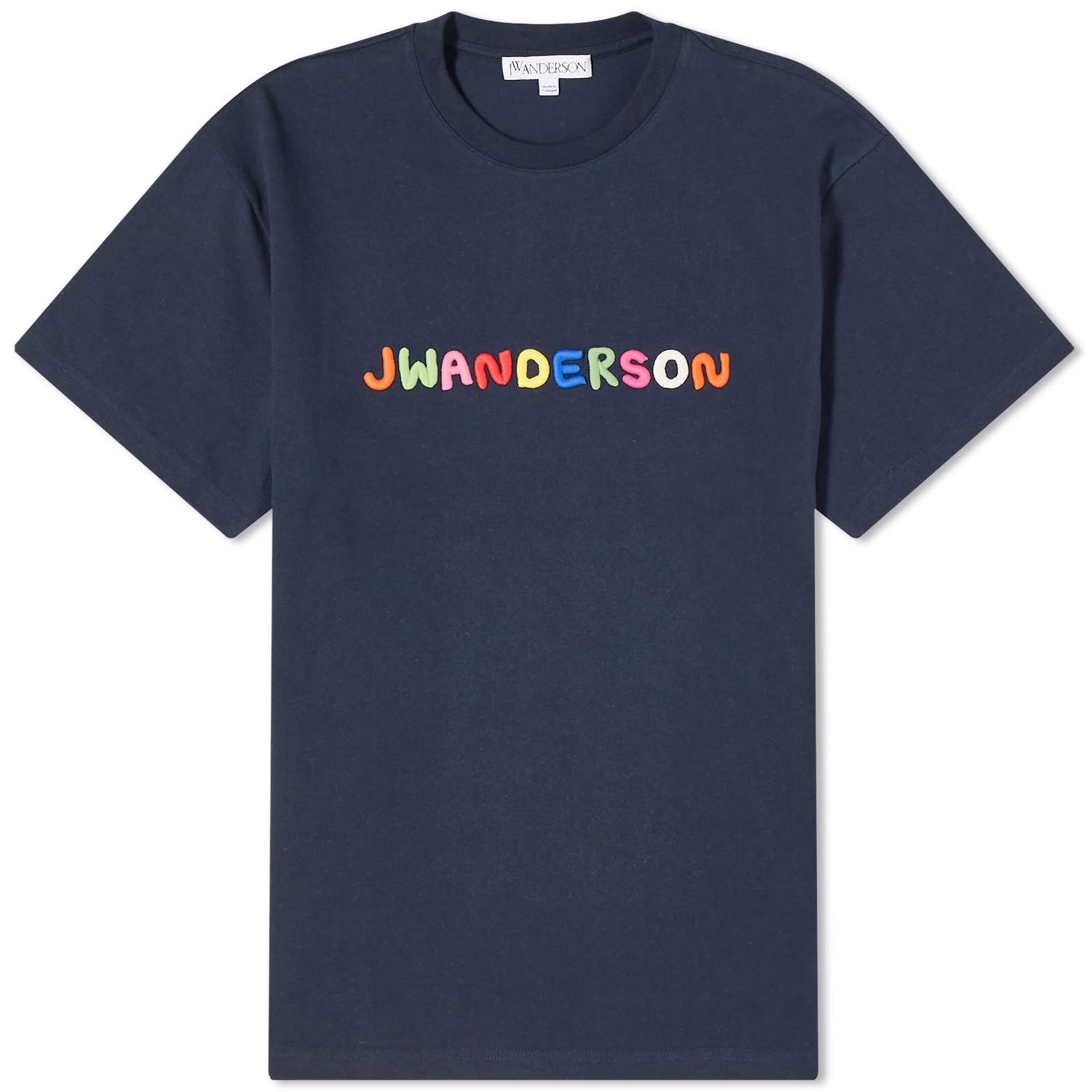 Majica JW Anderson Logo Embroidery T-Shirt Mornarica | JT0228-PG0482-888, 0