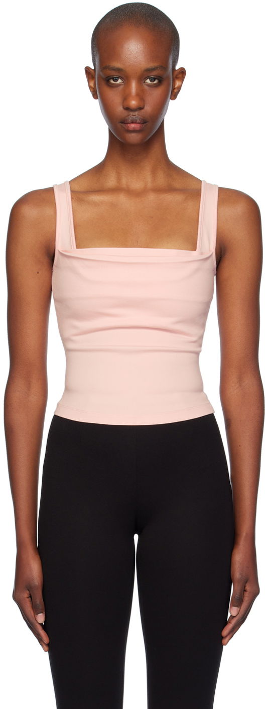 Majica brez rokavov Miaou Miaou Luna Tank Top Roza | 7110PONWLA