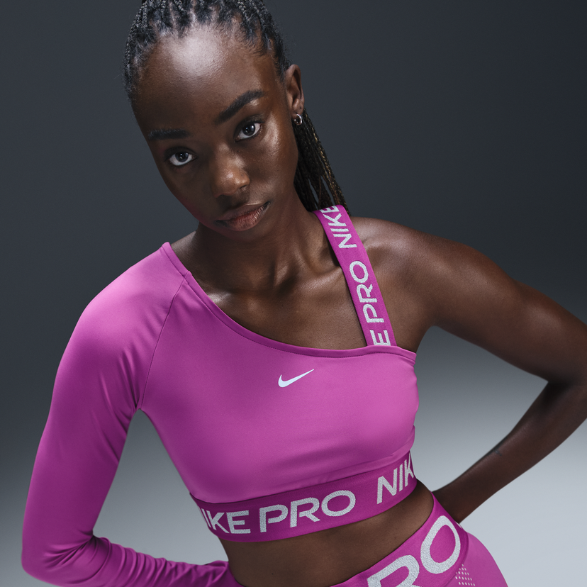 Krop-top Nike Asymmetric Crop Top Lila | FV8100-518