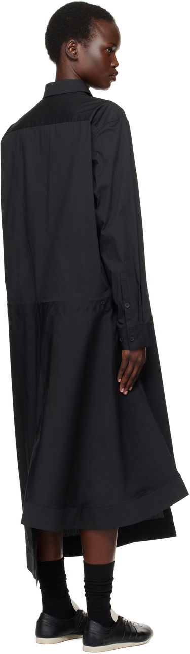 Obleke Y-3 Y-3 Shirt Midi Dress Črna | JV5840, 2