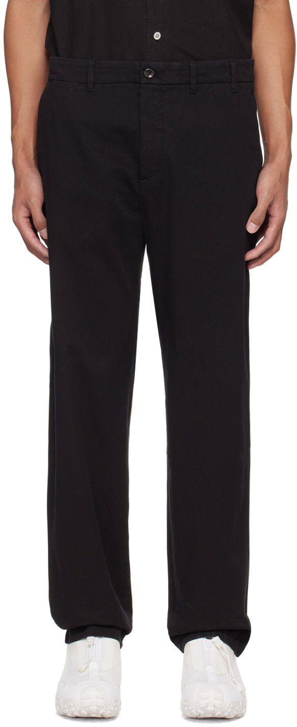 Hlače NORSE PROJECTS Norse Projects Aros Regular Trousers Črna | N25-0368