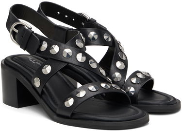 Modni dodatki rag & bone rag & bone Geo Stud Block Heeled Sandals Črna | WFF24SF018TT18, 3