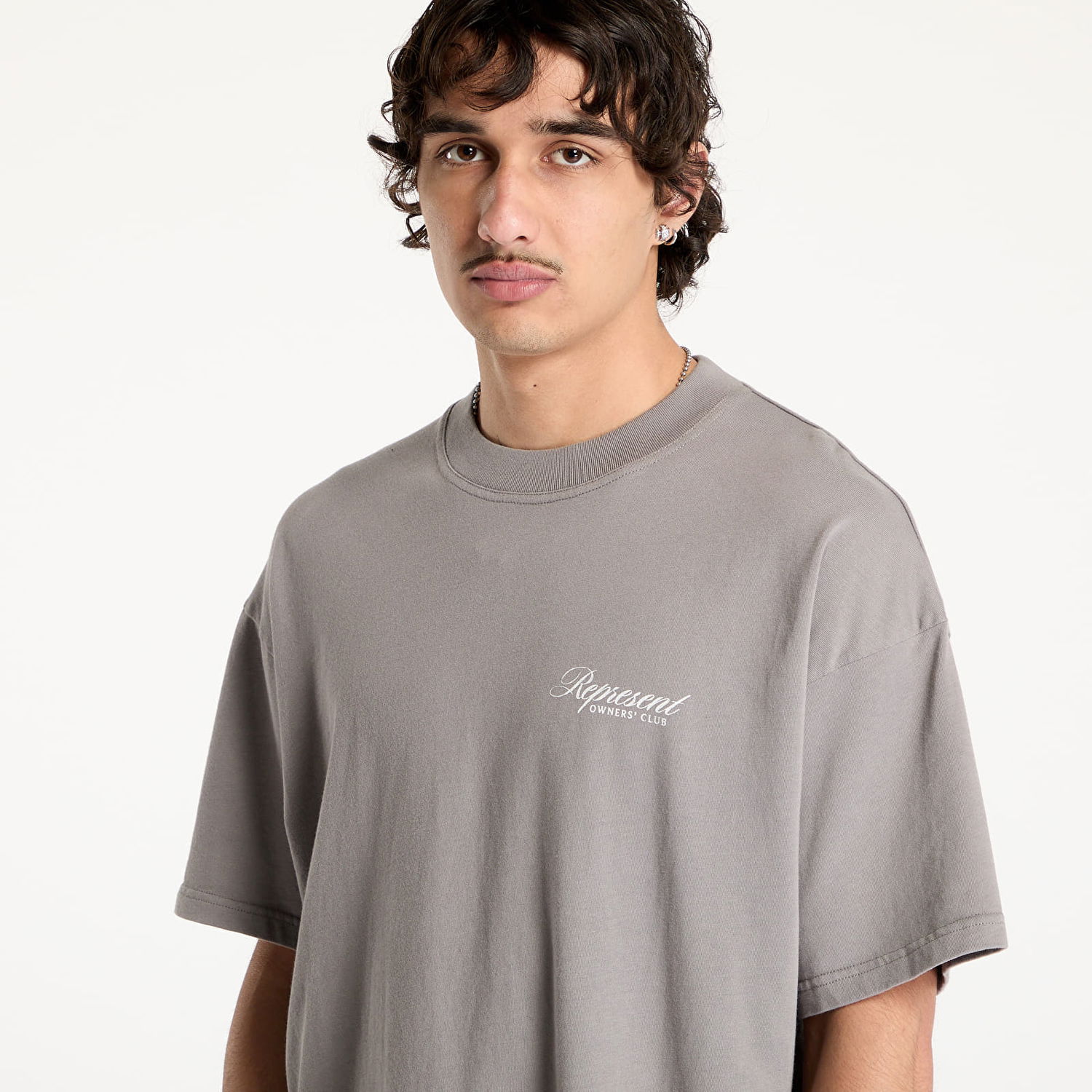 Majica Represent Clo Represent Owners Club Script T-Shirt Siva | OCM41201-46, 1