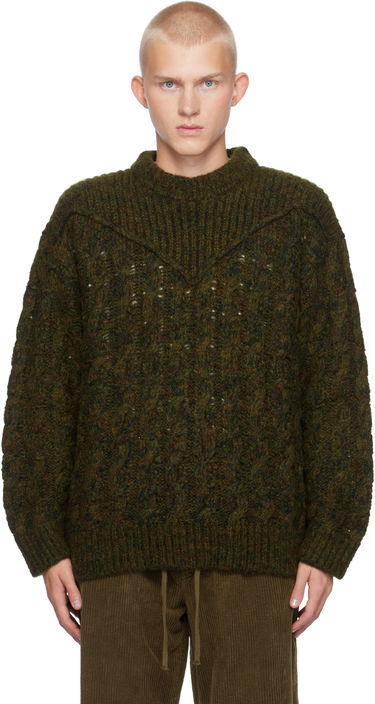 Pleteni pulover ISABEL MARANT Isabel Marant Helios Knit Sweater Zelena | PU0601HA-B4L03H, 0