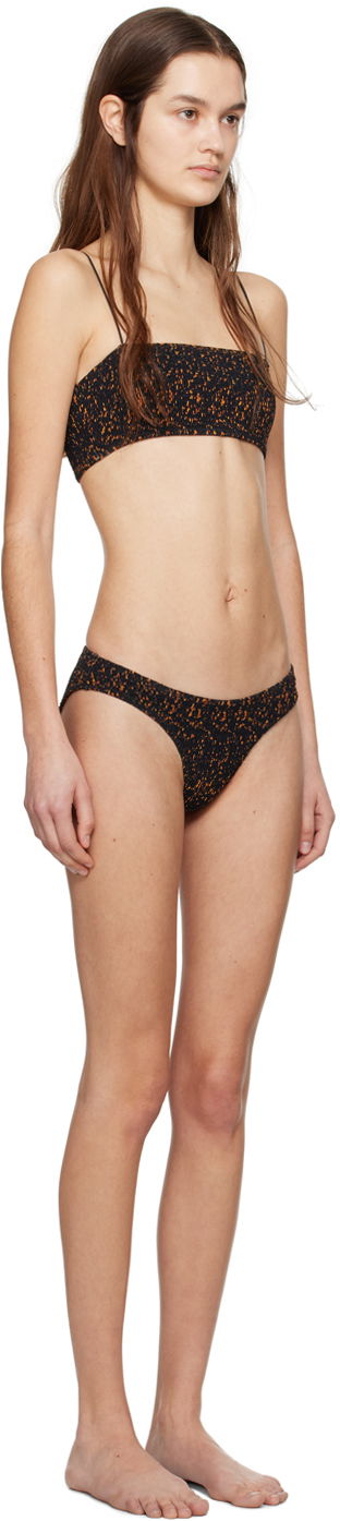 Kopalke TOTEME TOTEME Smocked Bikini Črna | 241-WSW1079/WRB2008-FB0130, 1