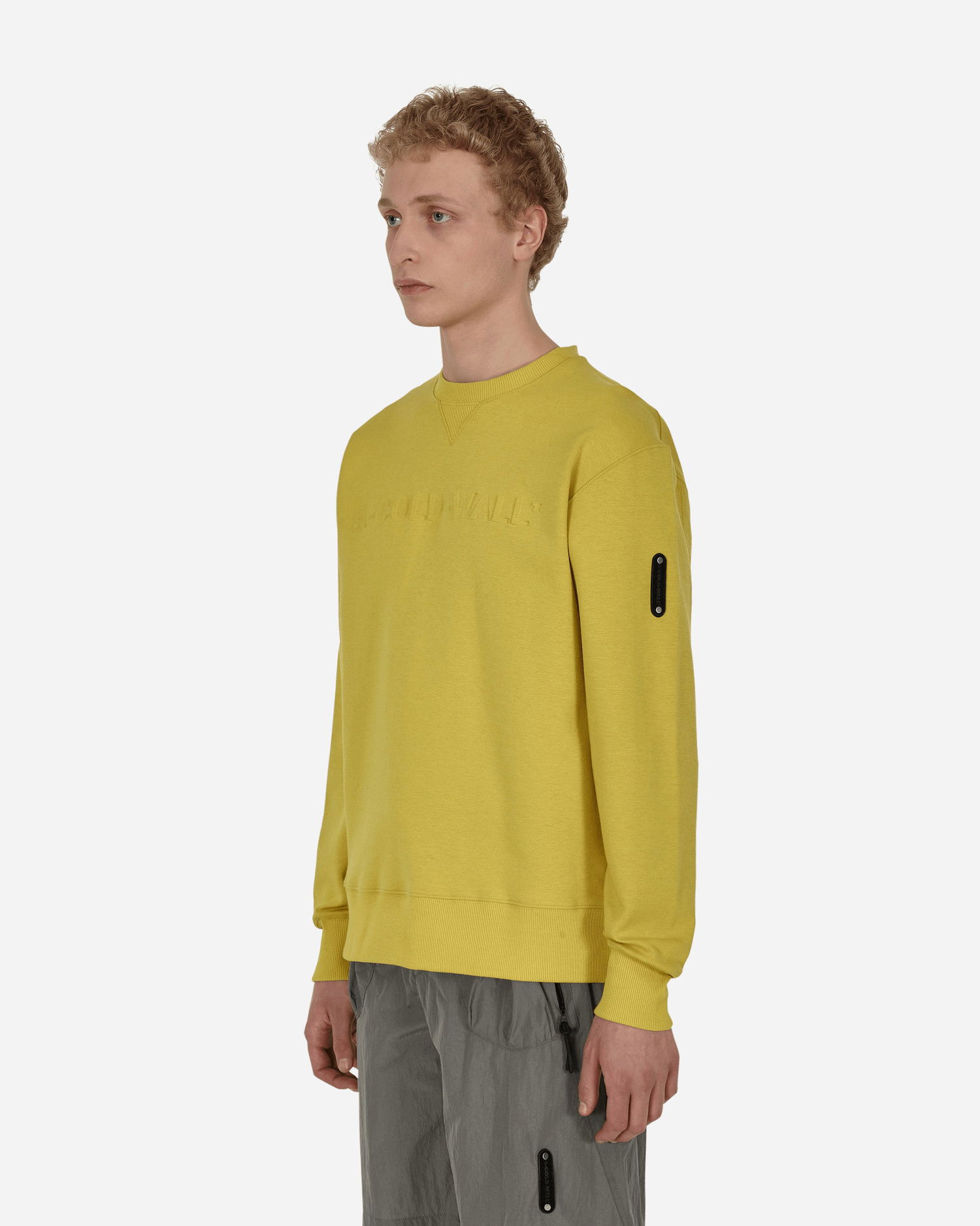 Pleteni pulover A-COLD-WALL* Gradient Crewneck Rumena | ACWMW061 CDMI, 1