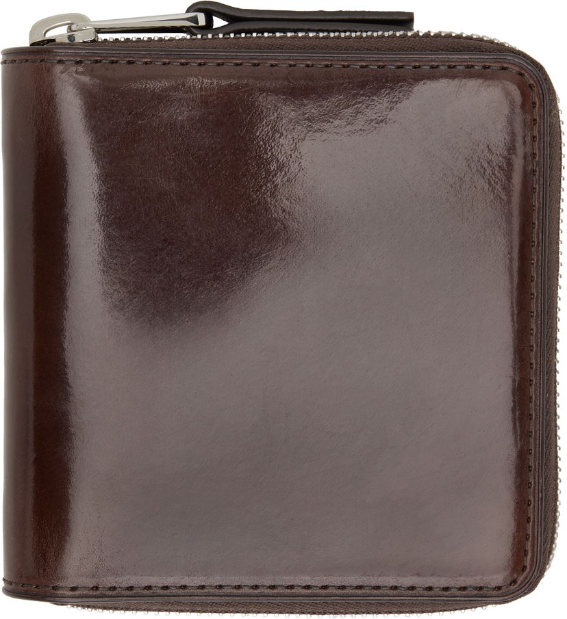 Denarnica LEMAIRE Lemaire Patina Zip Compact Bi-Fold Wallet Rjava | SL0039 LL0132