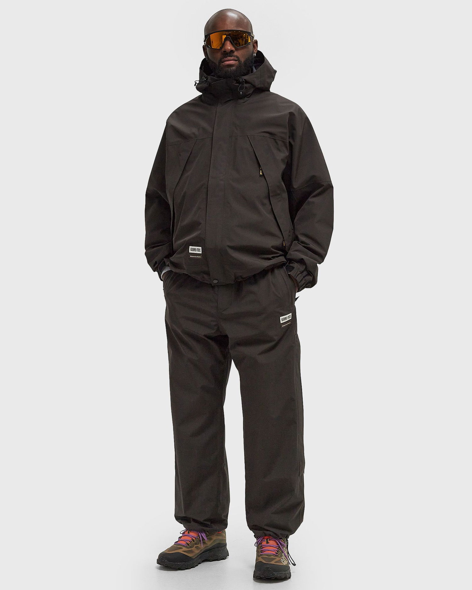 Cargo hlače thisisneverthat GORETEX 2L Wet Weather Pants Črna | GT243GPAOP01-OLB, 1