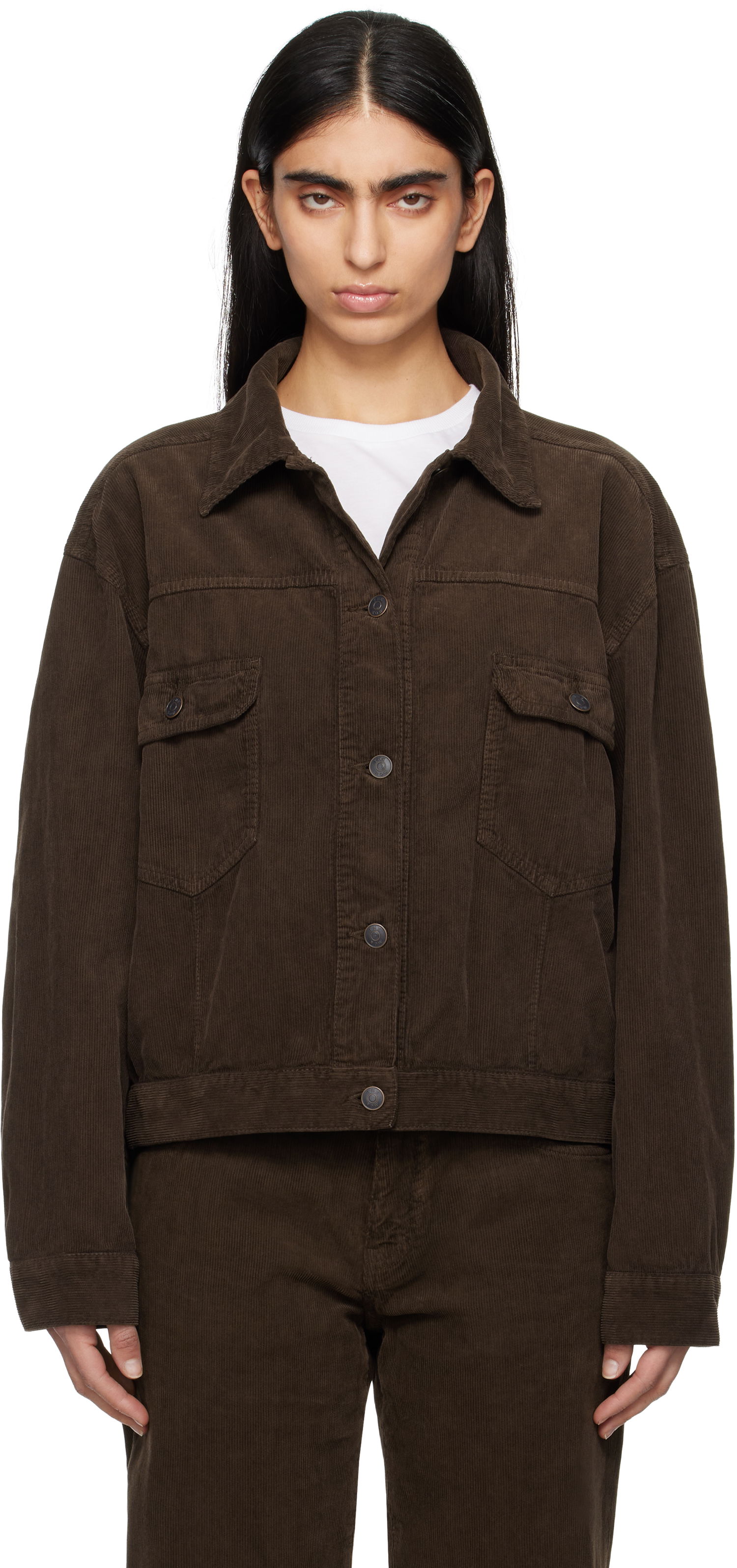Jakna The Row The Row Ness Corduroy Jacket Rjava | 7552-W3724, 0