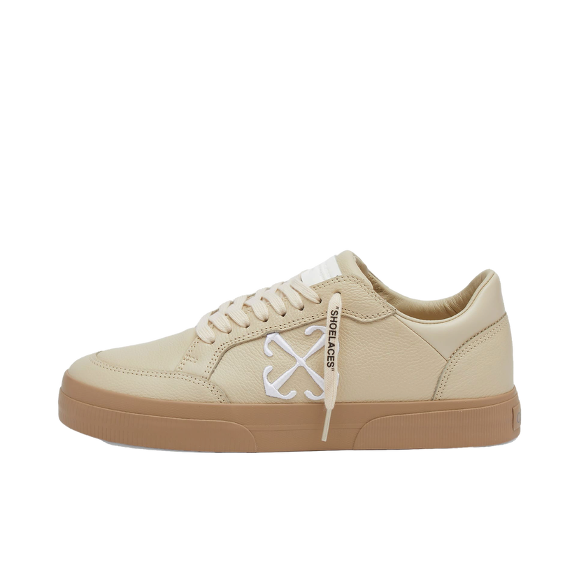 Superge in čevlji Off-White New Low Vulcanized Leather Sneaker EU 38 Bela | OMIA293F24LEA0016101