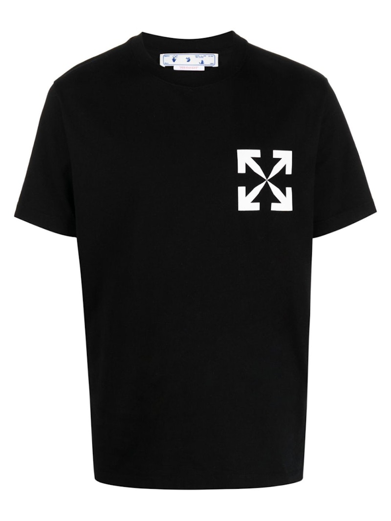 Majica Off-White Arrows Print T-Shirt Black/White Črna | OMAA027C99JER0021001/OMAA027C99JER0121001
