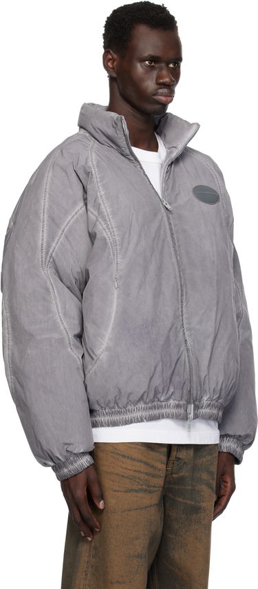 Puhovka Alexander Wang Alexander Wang Padded Track Jacket Siva | UWC1252037, 1