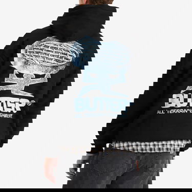 Pulover Butter Goods Terrain Pullover Hoody, Size Large Črna | BG252205-BLK, 3