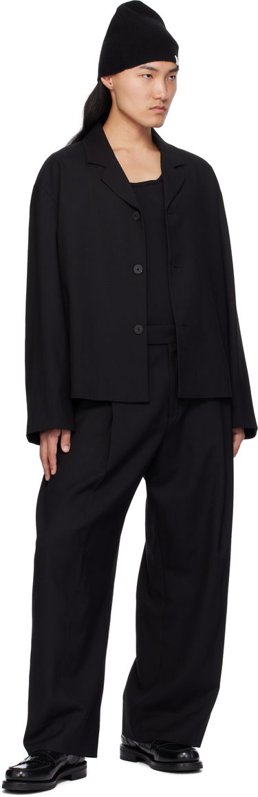 Hlače Studio Nicholson Studio Nicholson Pull Wool Trousers Črna | PULL SNM - 1278, 3