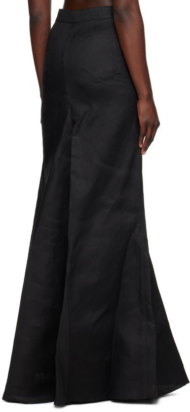 Krila Rick Owens Rick Owens Hollywood Godet Maxi Skirt Črna | RP01E7369 TWL, 2