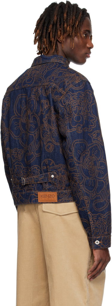 Jakna KENZO Kenzo Paris VERDY Edition Embroidered Denim Trucker Jacket Modra | FF55DV3096V1, 2