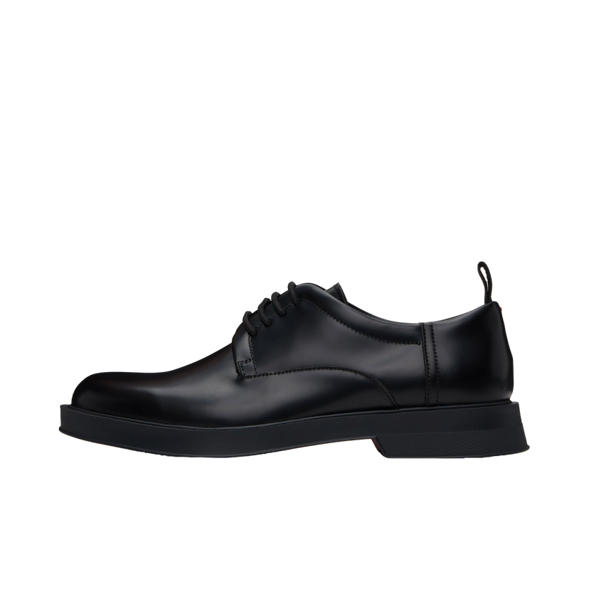 Superge in čevlji BOSS Hugo Brush-Off Leather Derbys Črna | 50541841