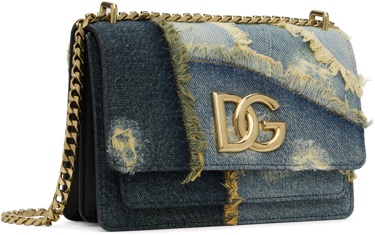 Torba za čez ramo Dolce & Gabbana Crossbody Bag With Logo Modra | BB7599 A9U75, 1